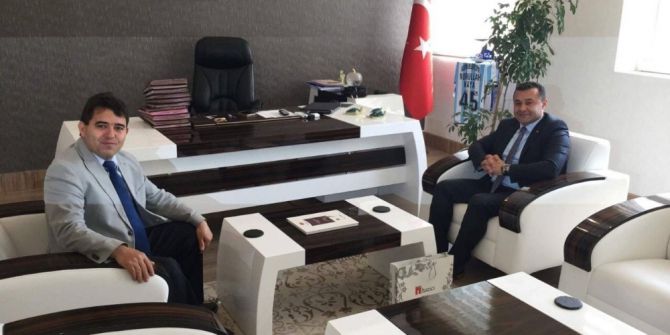 Başkan Yücel, Gazipaşa Kaymakamı Kaya’yı Ziyaret Etti