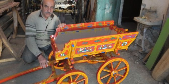Havranlı Atlı Araba Ustası Minyatür Atlı Araba Üretmeye Başladı