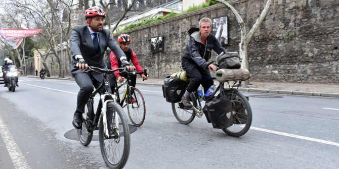Alman Peter Smolka, Bisikletiyle 4 Yıldır Dünya Turu Yapıyor