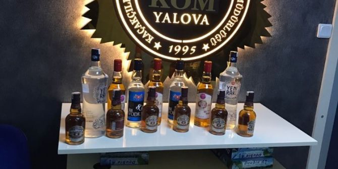 Yalova’da Sahte İçki Operasyonu