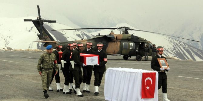 Şehit Astsubaya Uğurlama Töreni Düzenlendi