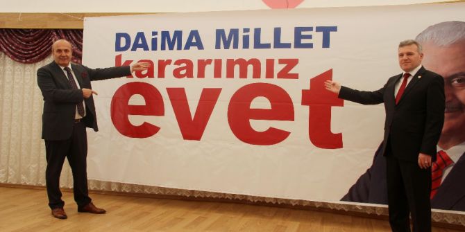 Taşköprü’de Muhtarlara Referandum Anlatıldı