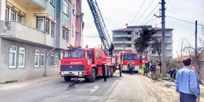 Apartmanda Yangın Paniği