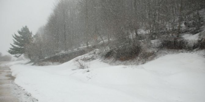 Tokat’ta Kar Yağışı Etkili Oldu