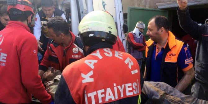 Kayseri’de İki Katlı Evde Göçük: 1 Ölü