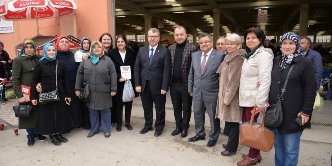 Başkan Yağcı’dan Kapalı Pazar Ziyareti