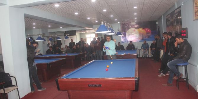 Ağrı’da Bölgesel Bilardo Turnuvası Düzenlendi