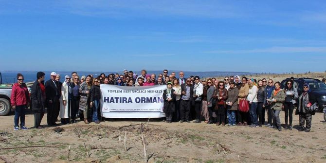 Trsm Ormanının İlk Fidanları Dikildi