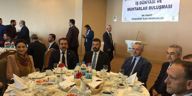 Ak Parti Genel Başkan Yardımcısı Mustafa Ataş Kuşadası’nda
