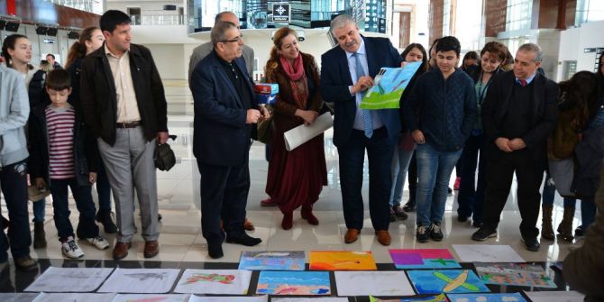 Öğrenciler Koca Seyit Hava Limanı’nı Tanıyıp, Ağaç Diktiler