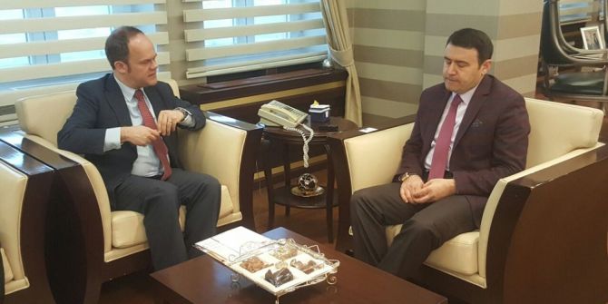 Ab Müsteşarı Poupegue, Musa Işın İle Görüştü