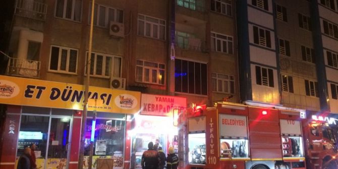 İş Yerinin Çatısında Yangın