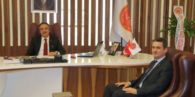 Ürgüp Kaymakamı Maraşlı, Rektör Bağlı’yı Ziyaret Etti