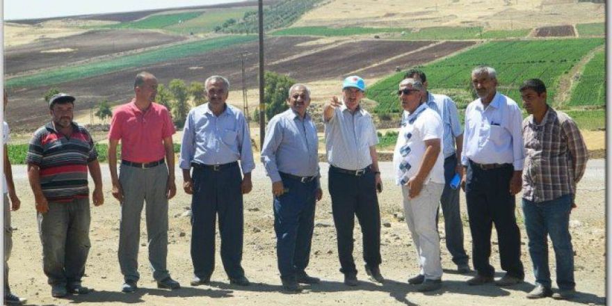 Polateli İlçesinde Yol Ve Parke Çalışmaları Sürüyor