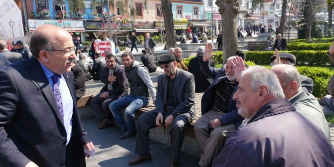 Başkanlar Gümrükçüoğlu Ve Genç, Referandum Çalışmalarını Sürdürüyor