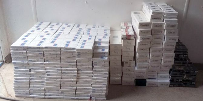Antalya’da 2 Bin Paket Kaçak Sigara Ele Geçirdi