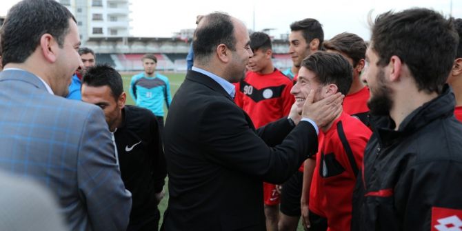 Başkan Çiftçi Karaköprü Belediyespor’a Başarı Diledi