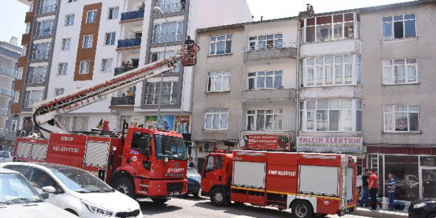 Sinop’ta Yangın Korkuttu