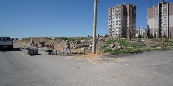 Adıyaman Belediyesinden Kaldırım Çalışması