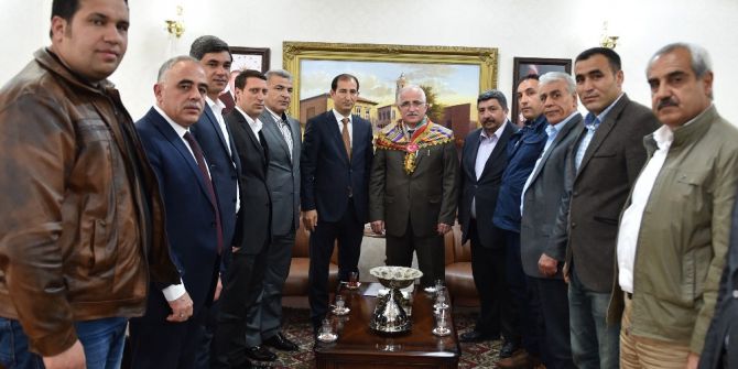 Vali Tuna Türkmen Birliği Üyelerini Kabul Etti