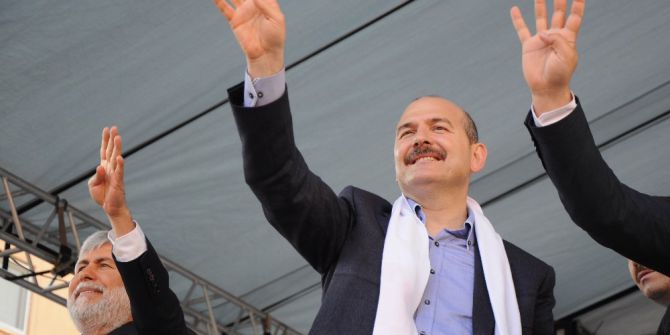 Bakan Soylu’ya Mehterli Karşılama