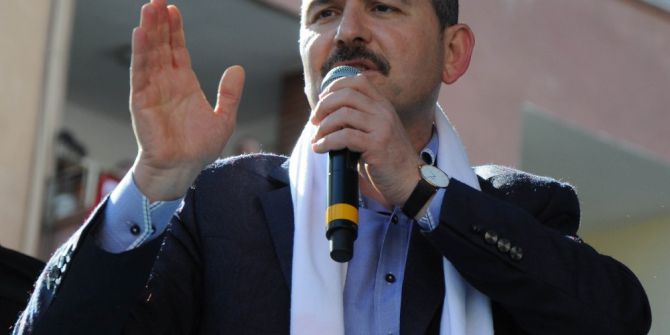 Bakan Soylu’ya Sevgi Gösterisi