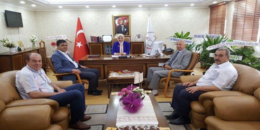 Pazaryeri Heyetinden İl Milli Eğitim Müdürü Durmuş’a Ziyaret