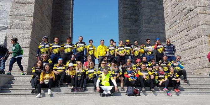 Tekirdağ’dan Çanakkale’ye Pedal Çevirdiler