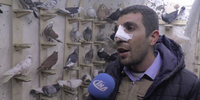 Ameliyattan Çıkar Çıkmaz Güvercinlere Koştu
