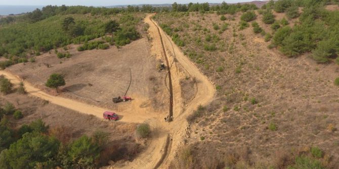 Çokal Barajı İçme Suyu İsale Hattında Sona Doğru