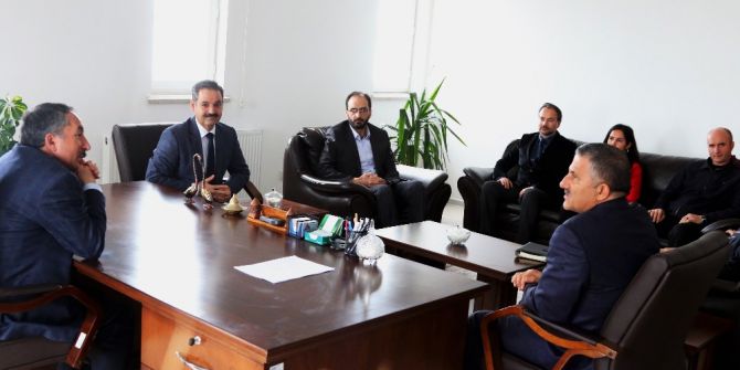 Ağrı İbrahim Çeçen Üniversitesi Rektörü Eleşkirt’e Ziyarette Bulundu