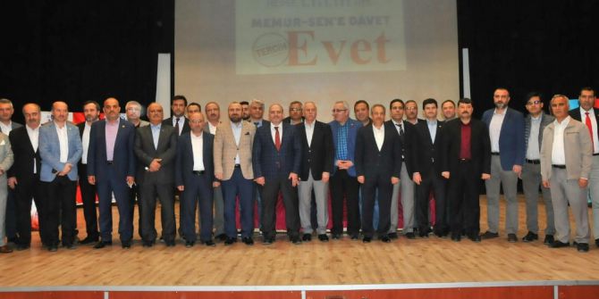 Akşehir’de “Memur-sen’e Davet, Tercihimiz Evet” Programı