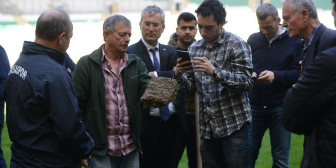 Timsah Arena’nın Zemini İncelendi