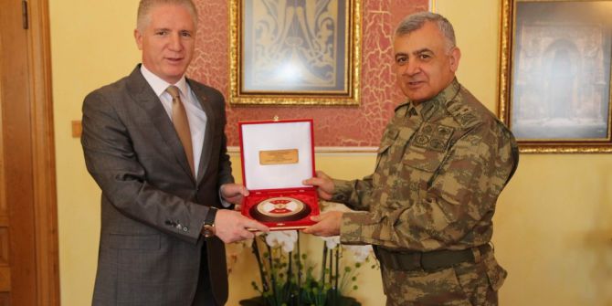 Edok Komutanı Korgeneral Bekiroğlu’ndan Vali Gül’e Ziyaret