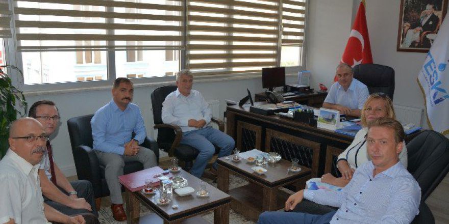 Tüm Yerel-sen Tekirdağ Şubesinden Teski’ye Ziyaret