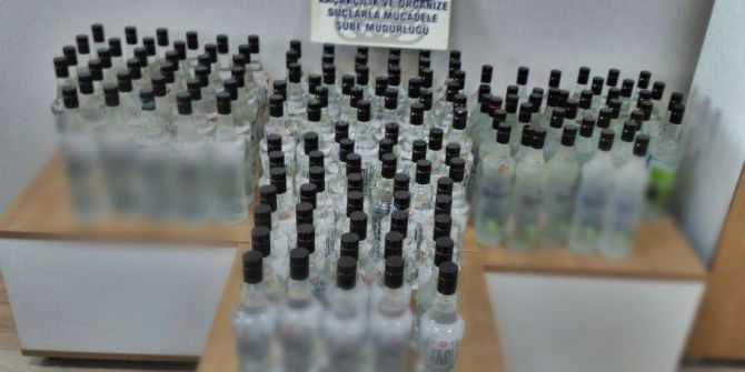 Çorum’da Kaçak Rakı Operasyonu