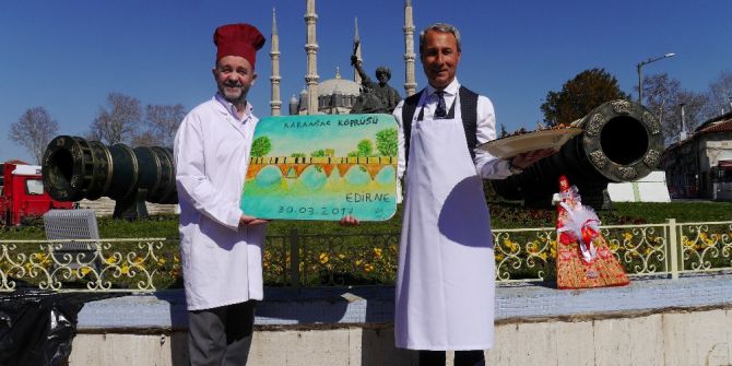 Başbakan Yıldırım Ve Eşine Edirne’den Hediyeler