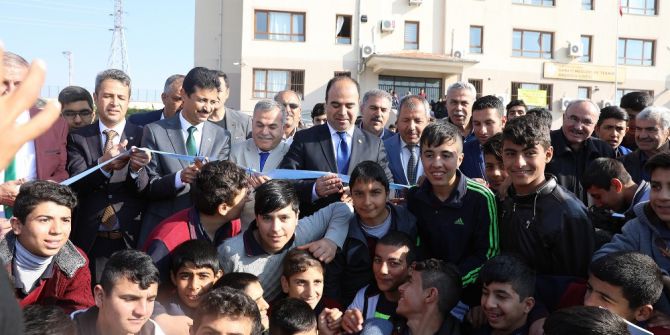 Lisede Yapılan Halı Saha Törenle Açıldı