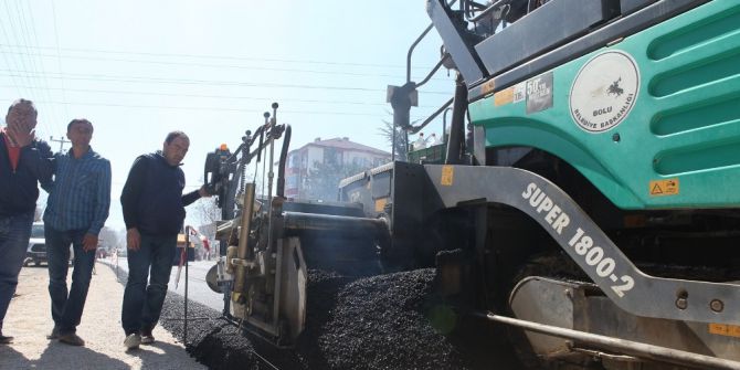 Bolu Belediyesi Asfalt Çalışmalarına Başladı