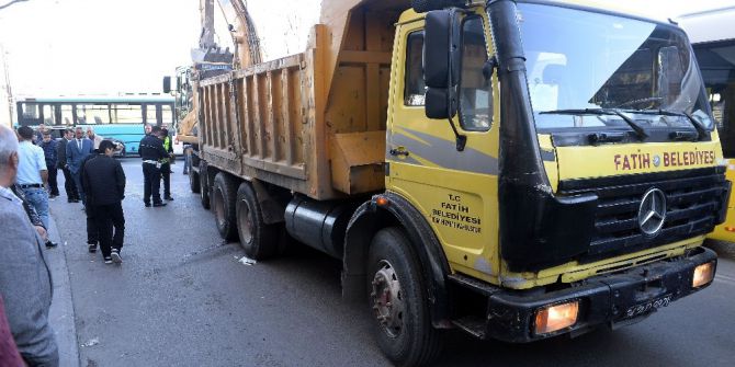 Özbek Kadın Hafriyat Kamyonunun Altında Kaldı