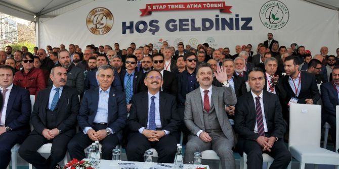 Bakan Özhaseki, Gaziosmanpaşa’da Temel Atma Törenine Katıldı