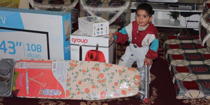 Aydın Ailesine Beyaz Eşya Yardımı