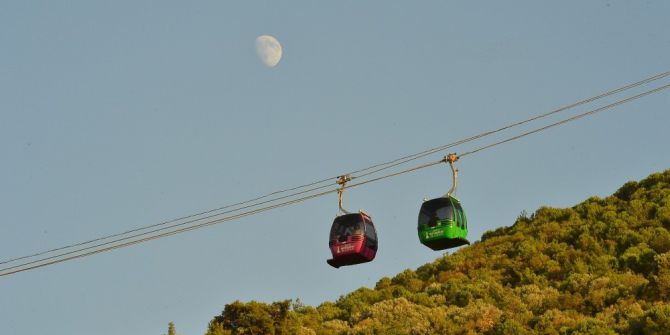 Teleferiğin Bakımı Tamamlandı, Tekrar Hizmete Açılıyor