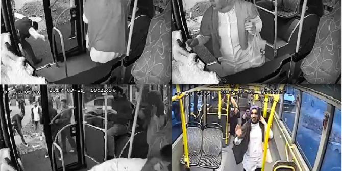 Antalya’da Halk Otobüsüne Taşlı Saldırı