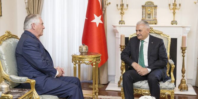 Başbakan Yıldırım, Abd Dışişleri Bakanı Tillerson’u Kabul Etti