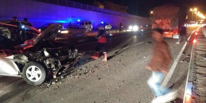 Sinop’ta Trafik Kazası: 1 Yaralı