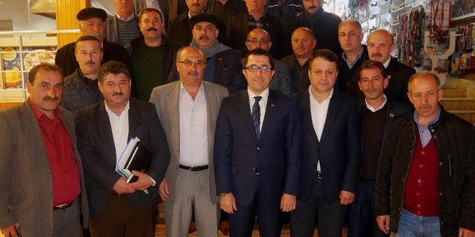 Akkaya, Akçaabatlı Muhtarlar İle Tek Tek Görüştü