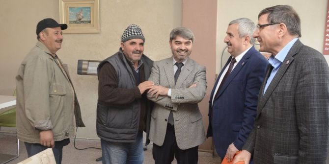 Başkan Baran Ve Milletvekili Şeker, ‘Evet’ İçin Destek İstedi