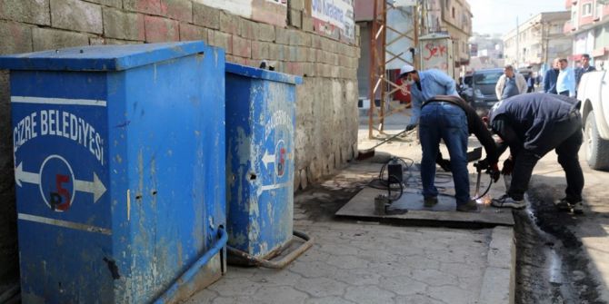Cizre Belediyesi’nde Temizlik Ve Hijyen Çalışması