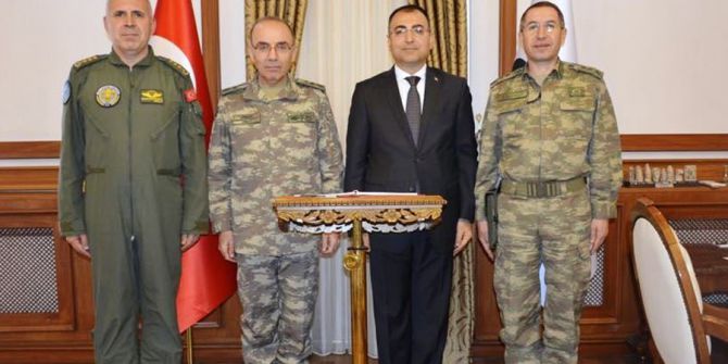 Kara Kuvvetleri Kurmay Başkanı Korgeneral Öngay, Vali Toprak’ı Ziyaret Etti